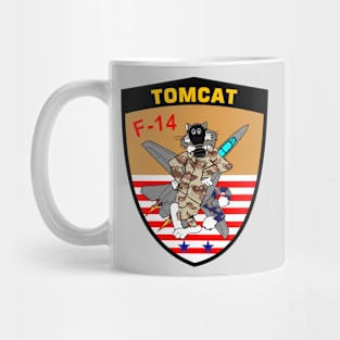 F-14 Tomcat - Operation Desert Shield - Clean Style Mug